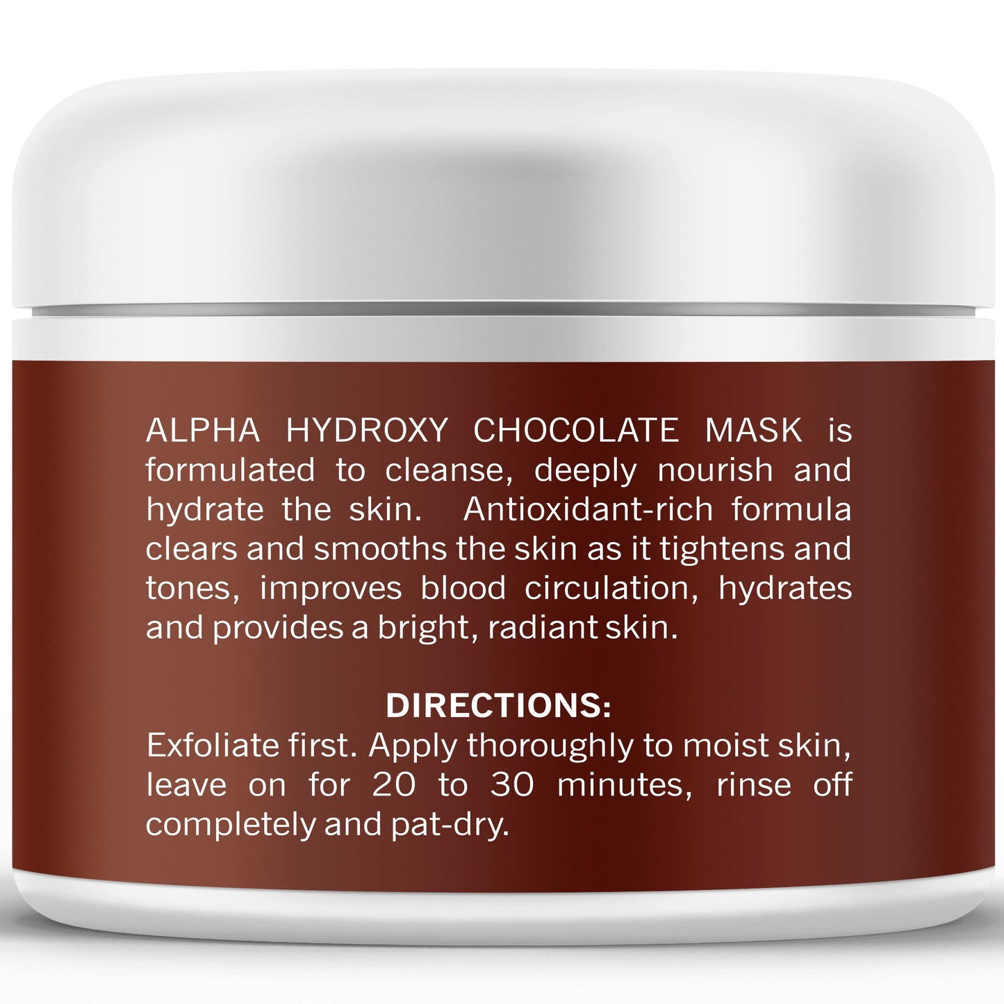 Alpha Hydroxy Chocolate Mask